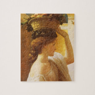 Puzzle Eucharis - Jeune fille avec une corbeille de fruit