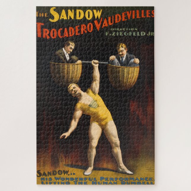 Puzzle Eugen Sandow L'Haltérophile Vaudeville de Sandow (Vertical)