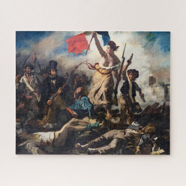 Puzzle Eugene Delacroix - La Liberté guidant le peuple (Horizontal)