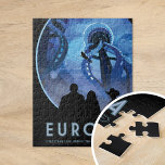 Puzzle Europa | Visions de l'avenir de la NASA<br><div class="desc">Cette affiche de la série Visions of the Future de la NASA imagine l'exploration future d'Europa, la lune glacée de Jupiter. Sous sa surface, on pense qu'Europa dissimule un vaste océan et les conditions potentielles d'une vie simple. Découvrez la série complète pour plus d'images de voyage de science-fiction rétro. Crédit...</div>