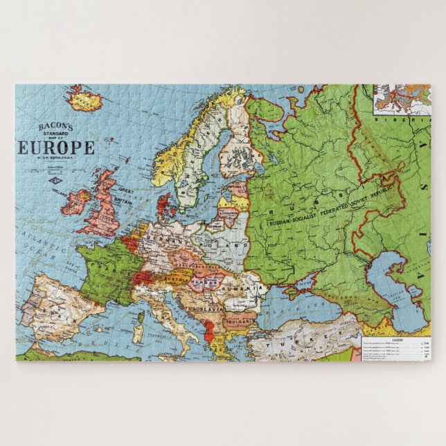 Puzzle Europe 1923 (Horizontal)