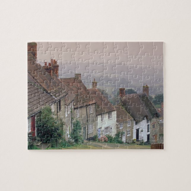 Puzzle Europe, Angleterre, Dorset, Gold Hill, Shaftesbury (Horizontal)