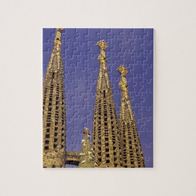 Puzzle Europe, Espagne, Barcelone, Sagrada Familia (Vertical)