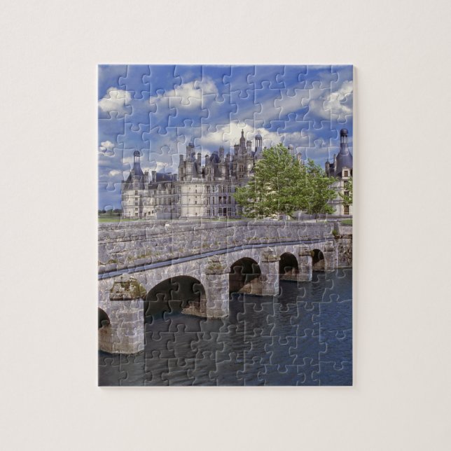 Puzzle Europe, France, Chambord. Un pont de pierre (Vertical)