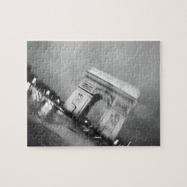 Puzzle Europe, France, Paris. Arc de Triomphe en rotation (Horizontal)