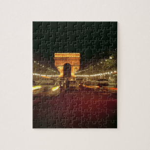 Puzzle Europe, France, Paris. Circulation du soir s'affol