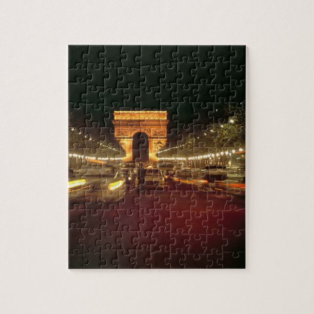 Puzzle Europe, France, Paris. Circulation du soir s'affol (Vertical)