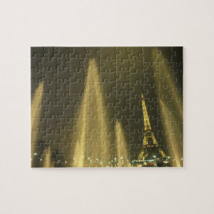 Puzzle Europe, France, Paris, Tour Eiffel, soirée