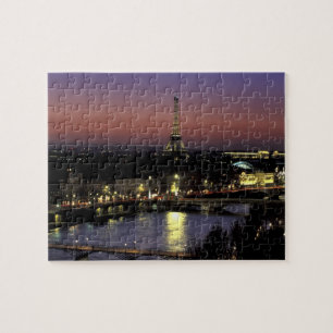 Puzzle Europe, France, Paris, Vue du coucher de soleil su