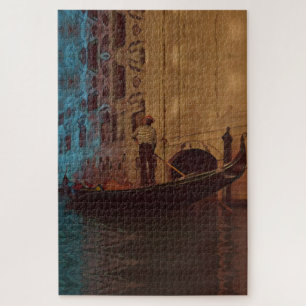 Puzzle Europe - GONDOLA - Italie - Venise - gondolier