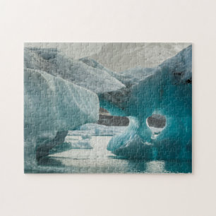 Puzzle Europe, Islande, JokUSArlon. Formations d'icebergs