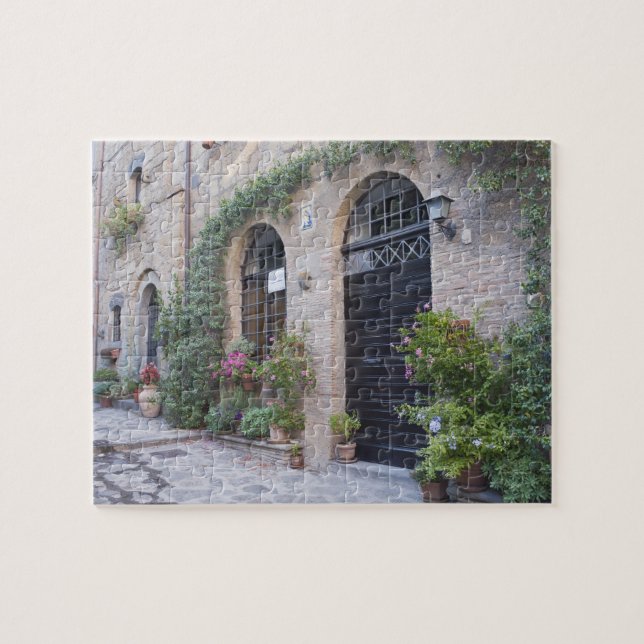Puzzle Europe, Italie, Ombrie, Civita, Maison traditionne (Horizontal)