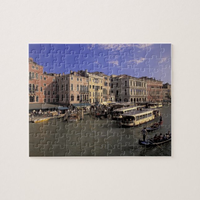 Puzzle Europe, Italie, Venise, Circulation de bateaux par (Horizontal)