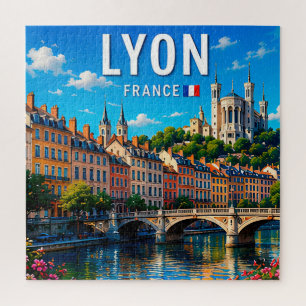 Puzzle Évasion au patrimoine rive de Lyon France
