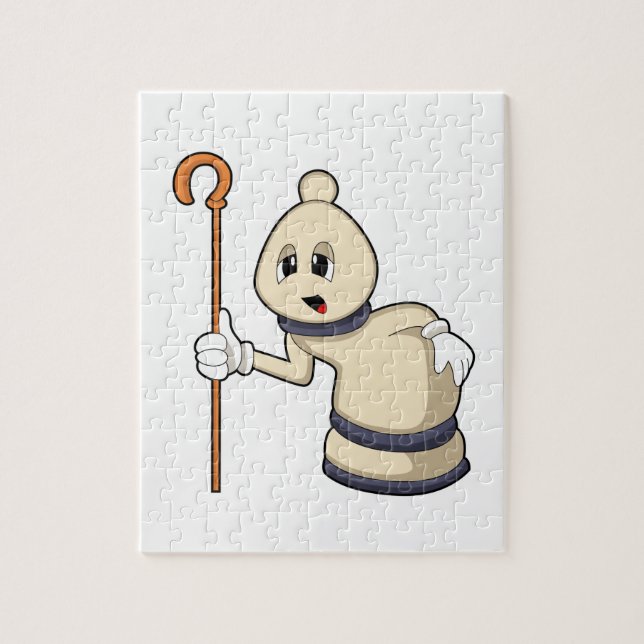 Puzzle Évêque aux échecs (Vertical)