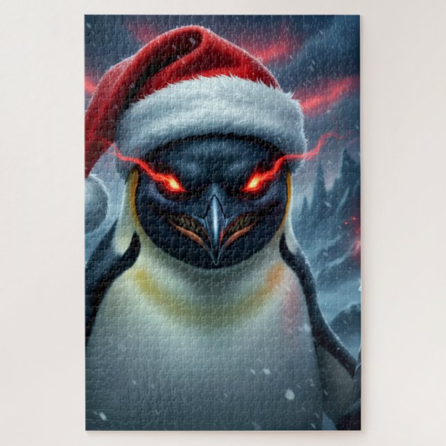 Puzzle Evil Christmas Penguin (Vertical)