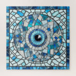 Puzzle Evil Oeil Amulet Mosaic Art<br><div class="desc">Evil Oeil Amulet Mosaic Art</div>
