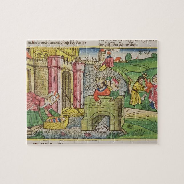 Puzzle Exode 2 1-6 Moïse étant flotté en bas du Nil et (Horizontal)