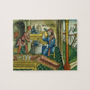Puzzle Exode 31 2-8 Bezalel et Oholiab faisant l'arche o