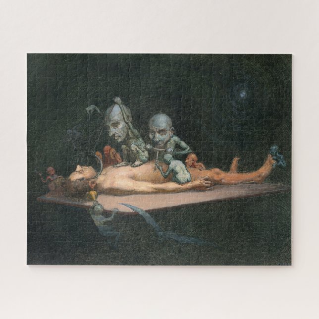 Puzzle Expérience de mort imminente d'un homme et esprits (Horizontal)