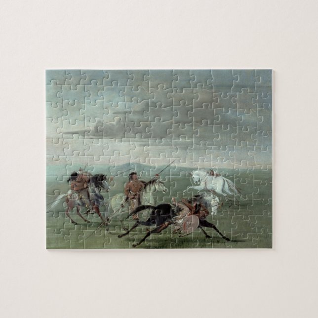 Puzzle Exploits de Comanche de l'équitation martiale, (Horizontal)