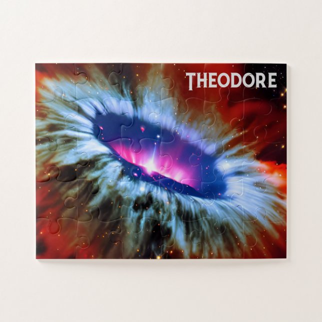 Puzzle Exploration de l'espace cosmique Phénomène rouge p (Horizontal)