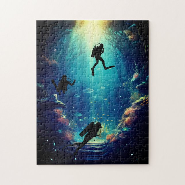 Puzzle Exploration sous la mer (Vertical)