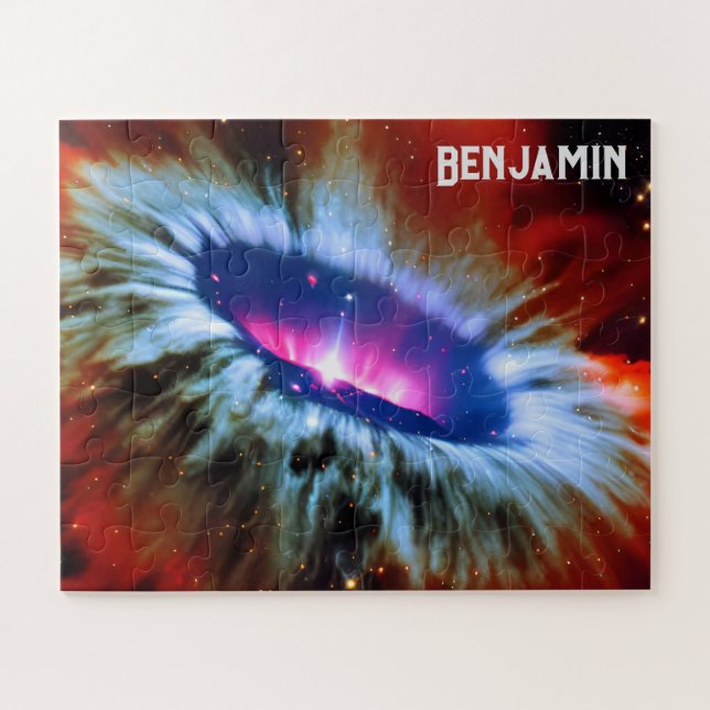 Puzzle Exploration spatiale cosmique Phénomène bleu et vi (Horizontal)