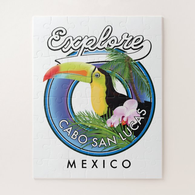 Puzzle explorer cabo san lucas mexique patch de voyage (Vertical)