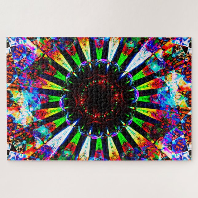 Puzzle Explosion abstraite (Horizontal)