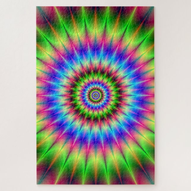 Puzzle Explosion de couleur Spiky (Vertical)