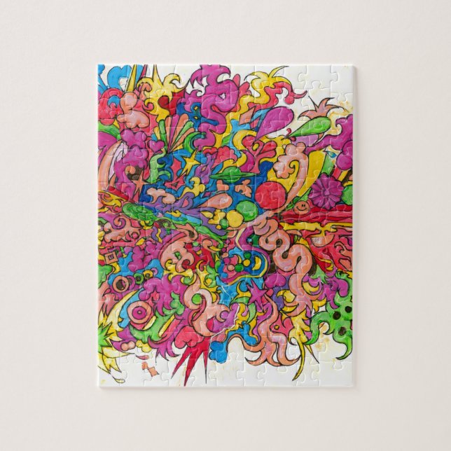 Puzzle Explosion psychédélique (Vertical)