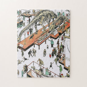 Puzzle Exposition de Dinosaur Musée d'Histoire Naturelle