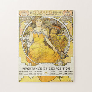 Puzzle Exposition universelle de 1904 par Alphonse Mucha