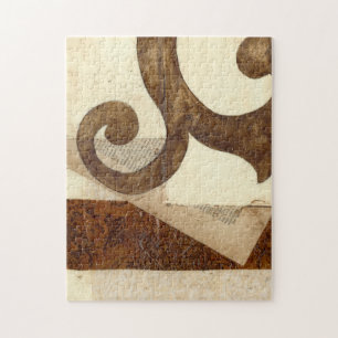 Puzzle Extrait vintage de journal