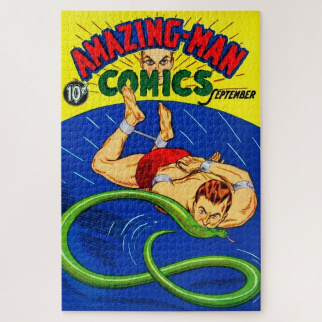 Puzzle Extraordinaire-Man Comics No 5 (Vertical)