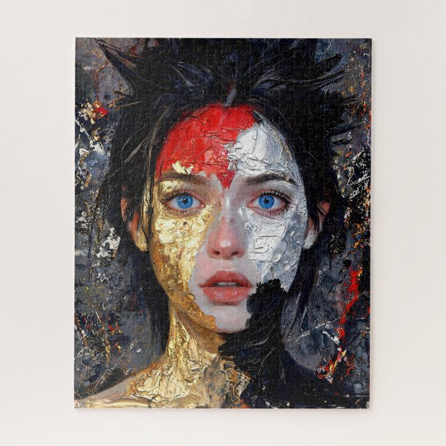 Puzzle Eyes Of The Ember – “Portrait de braises” (Vertical)