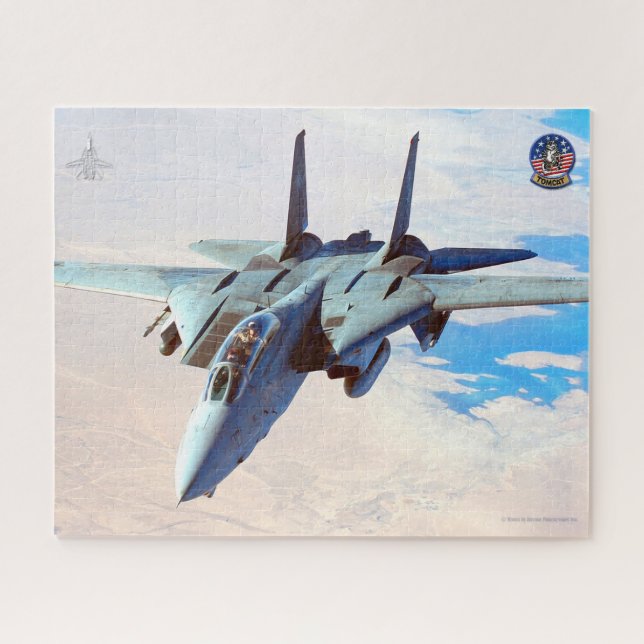 Puzzle F-14 TOMCAT "DÉSERT PATROL" (16x20 pouces) (Horizontal)