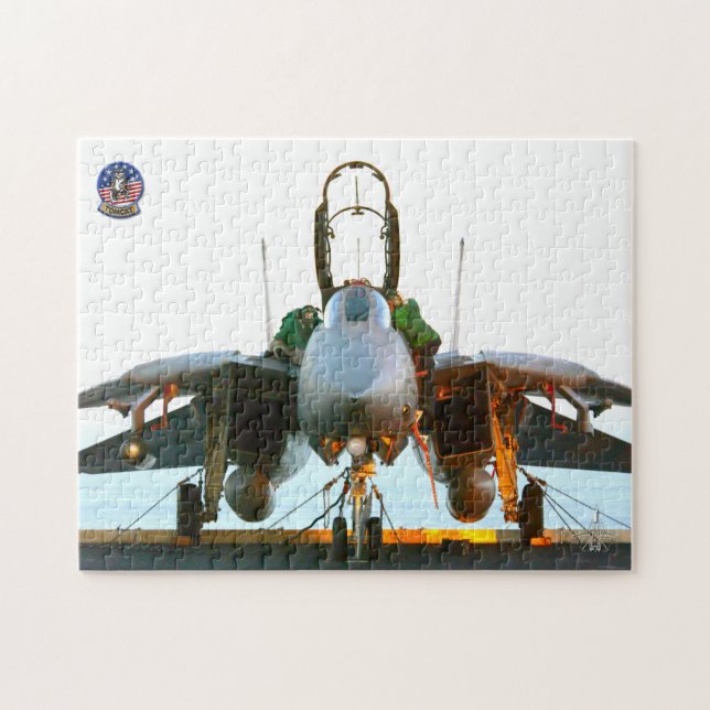 Puzzle F-14 TOMCAT "FLIGHTDECK" (11x14 pouces) (Horizontal)