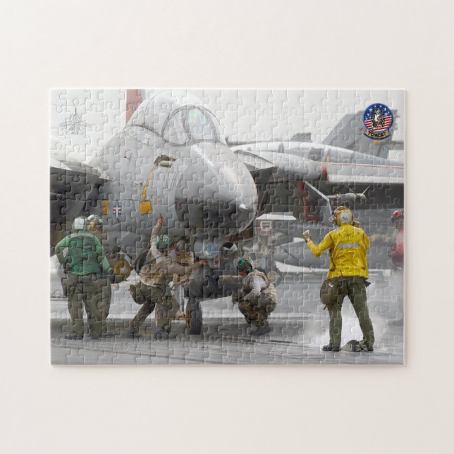 Puzzle F-14 TOMCAT "LANCEMENT" (11x14 pouces) (Horizontal)