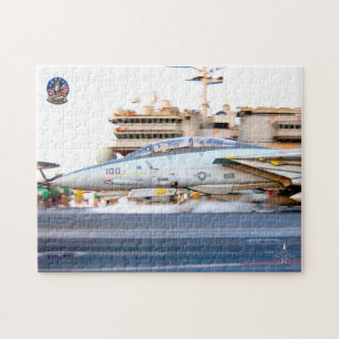 Puzzle F-14 TOMCAT "LANCEMENT" (11x14 pouces)