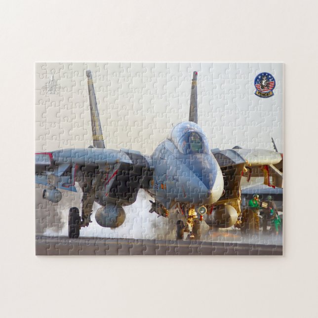 Puzzle F-14 TOMCAT "LANCEMENT" (11x14 pouces) (Horizontal)