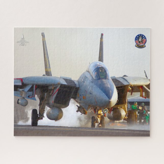 Puzzle F-14 TOMCAT "LANCEMENT" (16x20 pouces) (Horizontal)