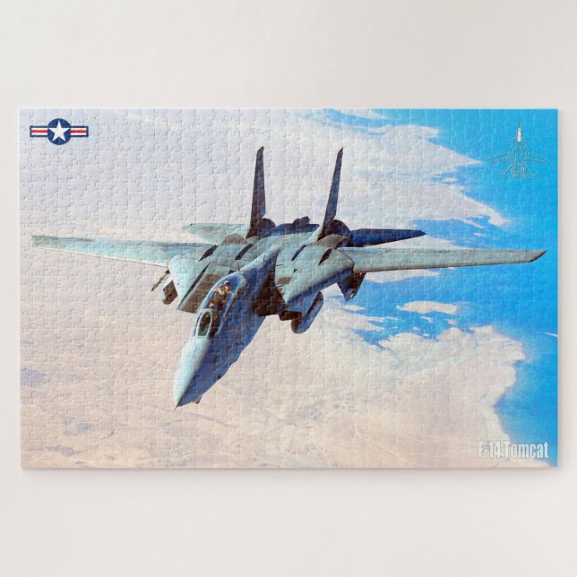 Puzzle F-14 TOMCAT "PATROLE DÉSERT" (20x30 pouces) (Horizontal)
