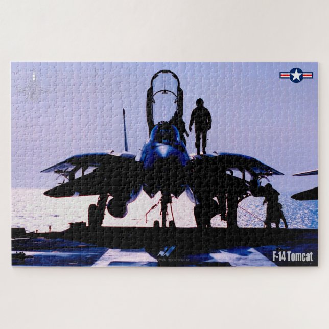 Puzzle F-14 TOMCAT "PREFLIGHT" (20x30 pouces) (Horizontal)