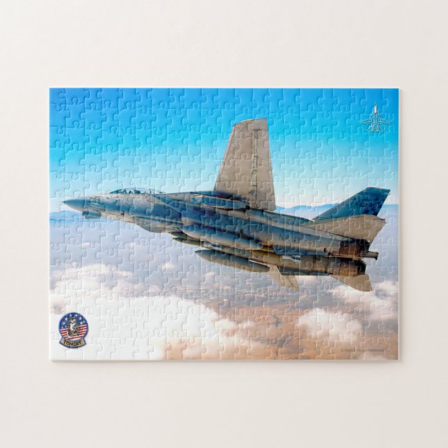 Puzzle F-14 TOMCAT "SUR PATROLE" (11x14 pouces) (Horizontal)