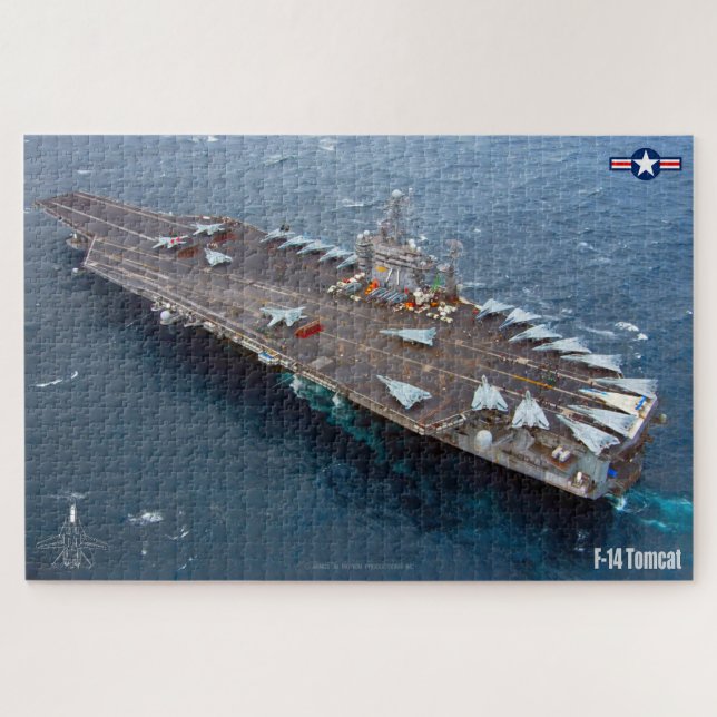 Puzzle F-14 TOMCAT "TRANSPORTEUR" (20x30 pouces) (Horizontal)