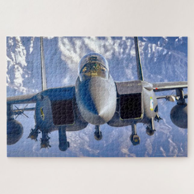 Puzzle F-15E AAGLE DE GRÈVE (20 x 30 POUCES) (Horizontal)