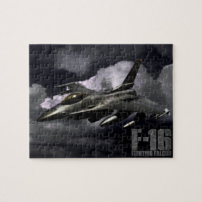 Puzzle F-16 Faucon combattant (Horizontal)