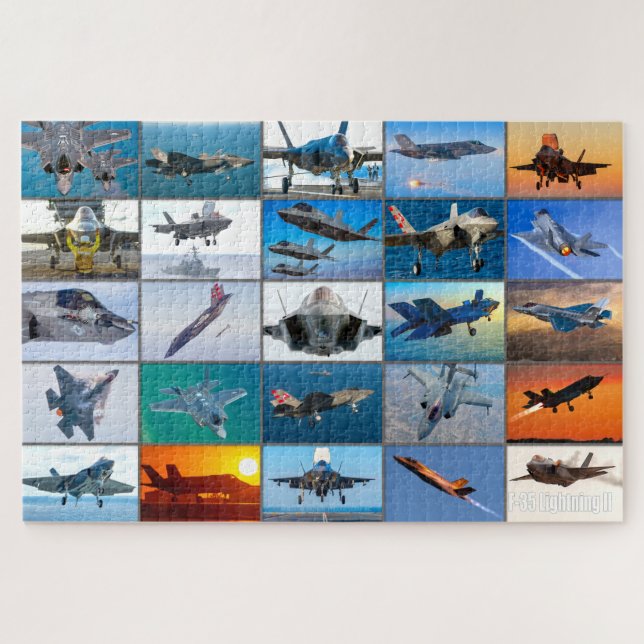PUZZLE F-35 ÉCLAIRAGE II "MONTAGE" (Horizontal)